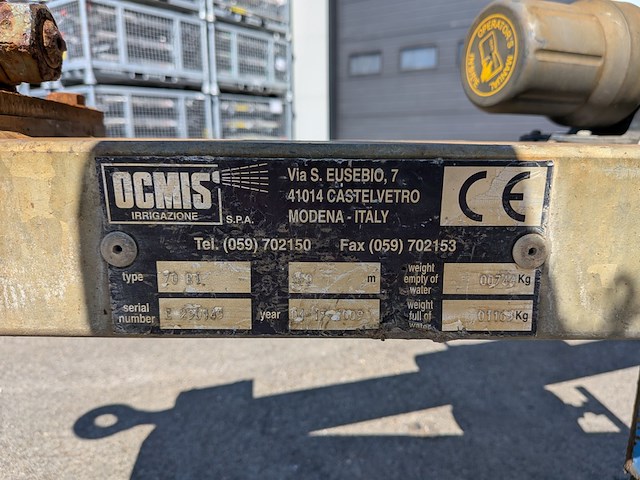 Irrigatieslanghaspel, ocmis, 70 r1, 2009 - afbeelding 13 van  20