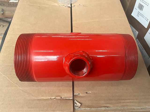 Irritec coated pipe red 3” x 3” 2 × 3/4” female thread meststofinjectie-/fertigatie-unit behuizing (48x) - afbeelding 4 van  6