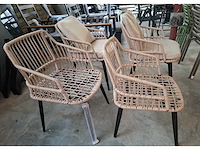 Isabel - dining - tuinstoel (4x) - afbeelding 1 van  4