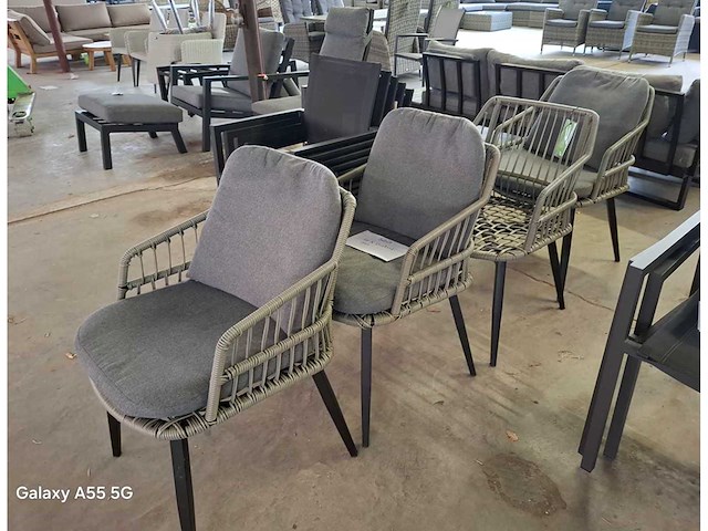 Isabel - dining - tuinstoel (4x) - afbeelding 1 van  3