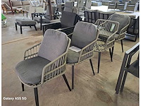 Isabel - dining - tuinstoel (4x) - afbeelding 1 van  3