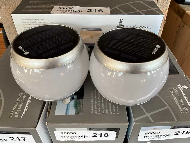 Isabella windscherm solarlamp (2x) - afbeelding 1 van  4