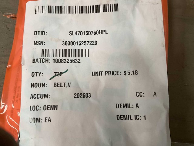 Isc getande riem (100x) - afbeelding 4 van  4