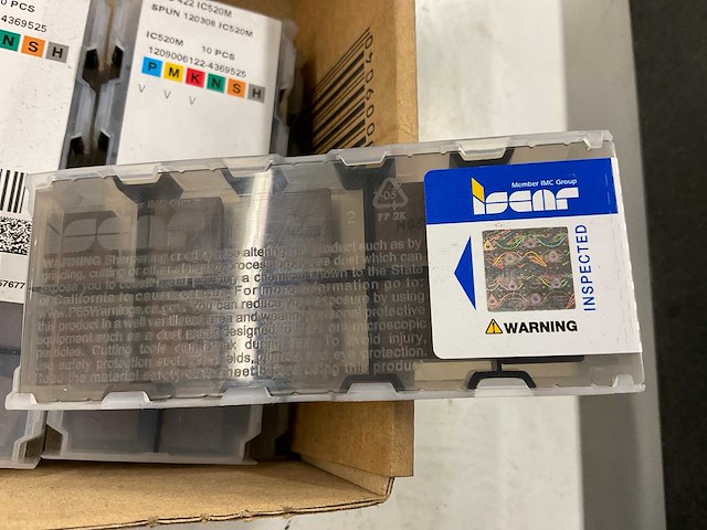 Iscar spu422ic520m wisselplaten / inzetstukken (100x) - afbeelding 2 van  3