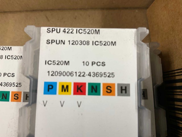 Iscar spu422ic520m wisselplaten / inzetstukken (100x) - afbeelding 3 van  3