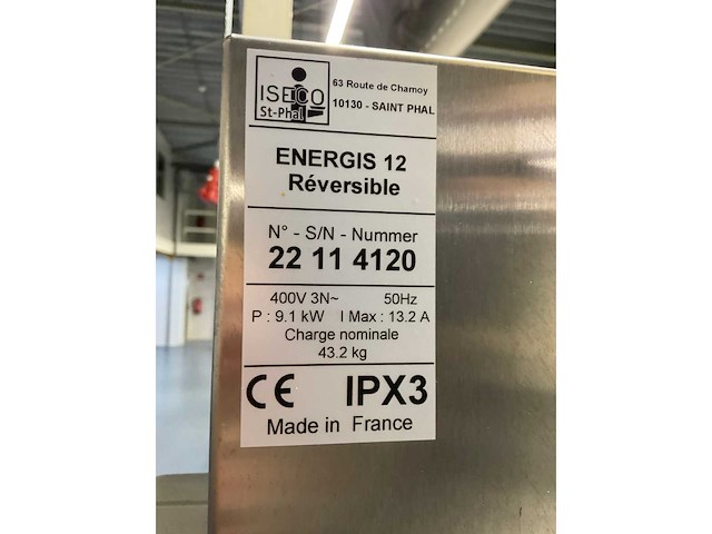 Iseco energis 12 réverible regenereerkast met tafel (3x) - afbeelding 5 van  11