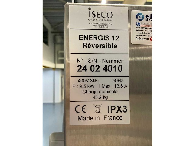 Iseco energis 12 réverible regenereerkast met tafel (4x) - afbeelding 8 van  14