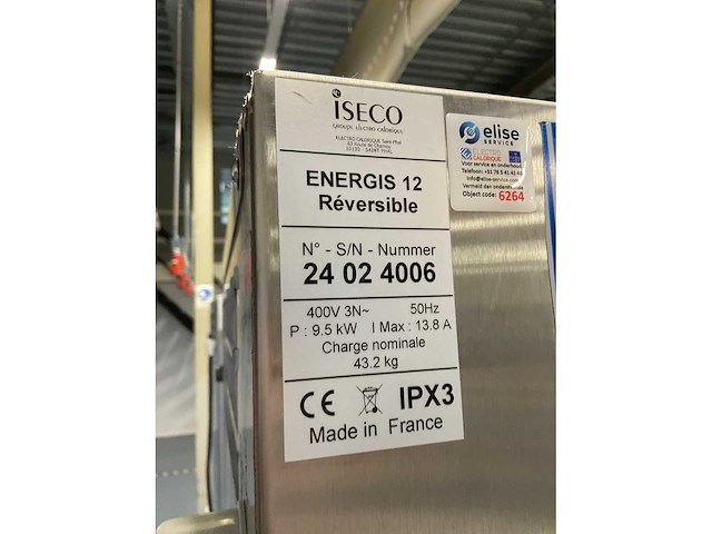 Iseco energis 12 réverible regenereerkast met tafel (4x) - afbeelding 12 van  14