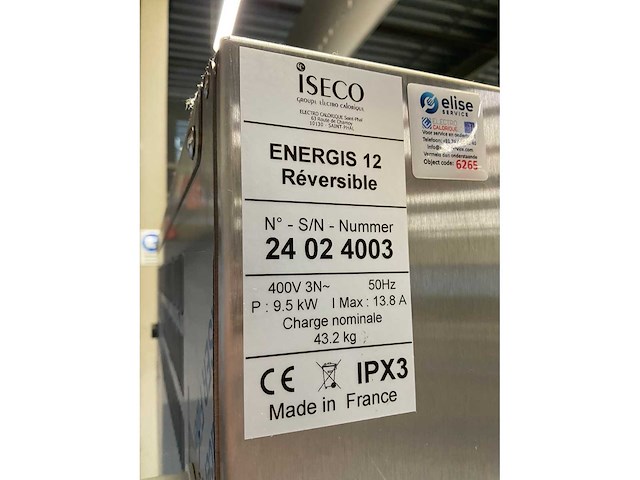 Iseco energis 12 réverible regenereerkast met tafel (4x) - afbeelding 14 van  14