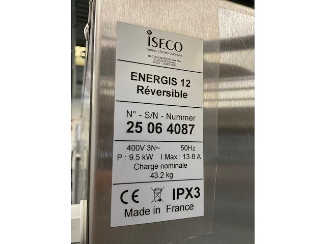 Iseco energis 12 réverible regenereerkast met tafel (4x) - afbeelding 12 van  14