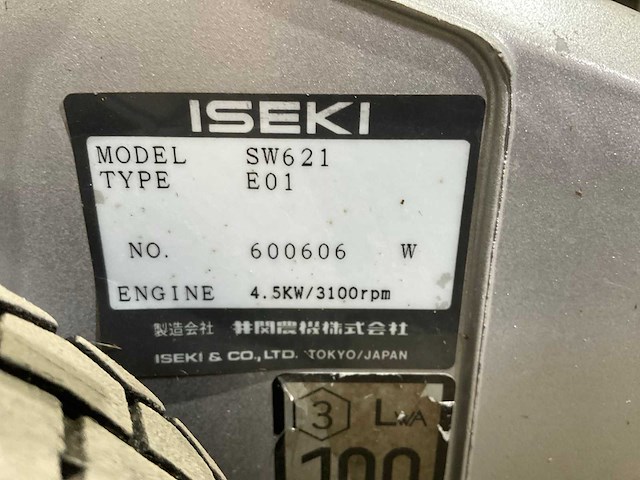 Iseki - pro sw 621 eo1 - grasmaaier - afbeelding 2 van  10