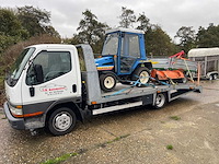Iseki 315 minitractor met diverse aanbouwdelen en aanhanger - afbeelding 2 van  26
