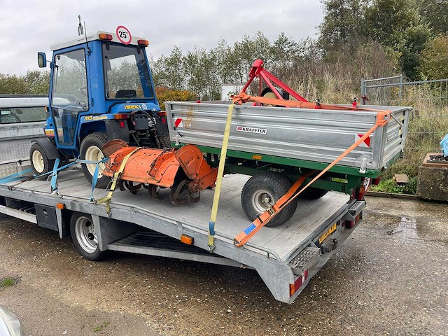 Iseki 315 minitractor met diverse aanbouwdelen en aanhanger - afbeelding 12 van  26