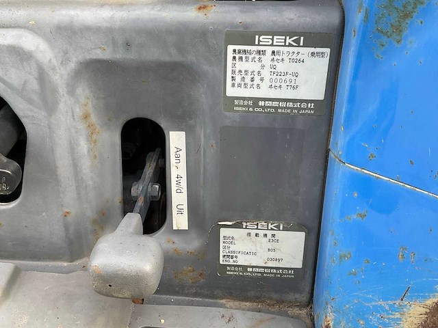 Iseki sial 223 compacttractor - afbeelding 5 van  13