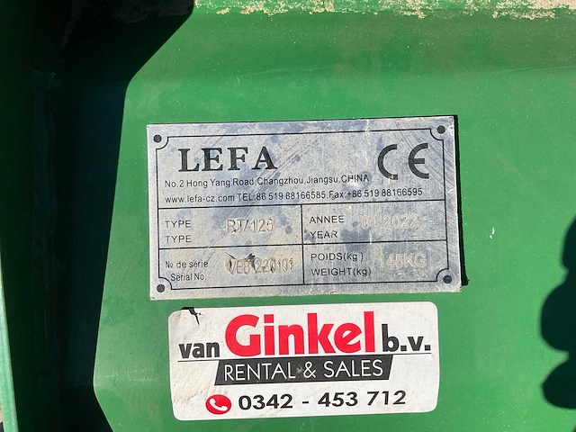 Iseki tu1700 minitractor met grondfrees - afbeelding 6 van  14