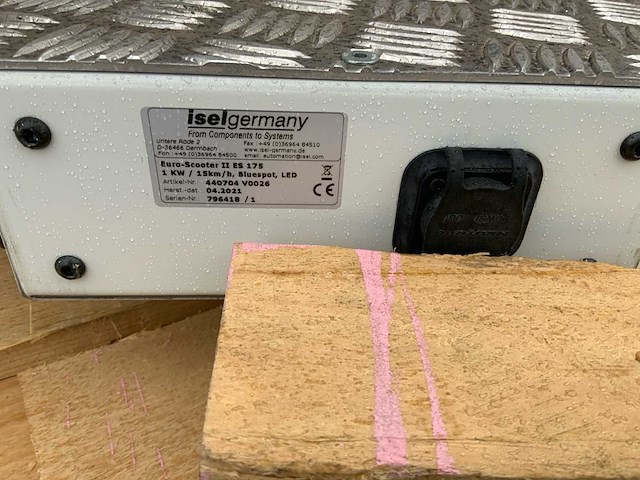 Isel euroscooter ii es 17s e-scooter - afbeelding 9 van  18