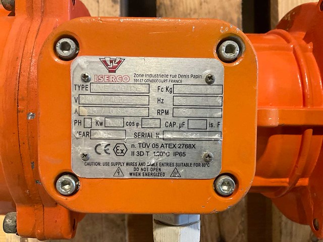 Iserco mve400/15 / mve200/15 onbalansmotor (5x) - afbeelding 2 van  4
