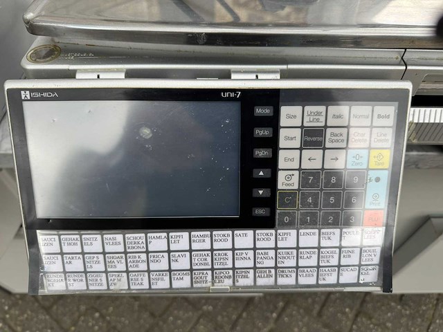 Ishida - uni-7 - weegschaal - afbeelding 5 van  6
