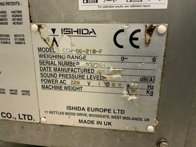 Ishida ccw-se-210-f multiheadweger (c) - afbeelding 7 van  8