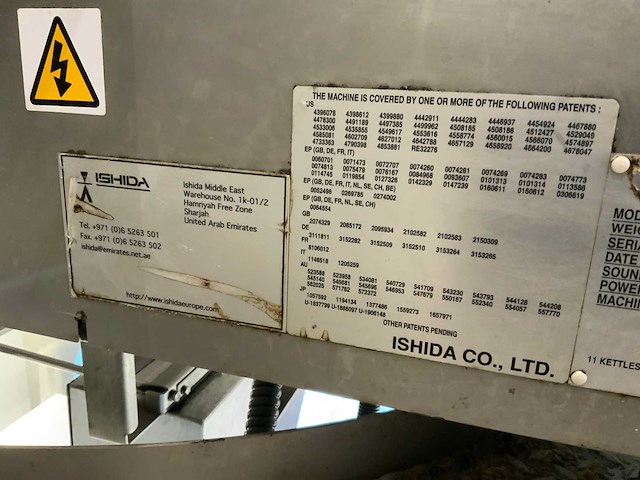 Ishida ccw-se-210-f multiheadweger - afbeelding 7 van  8