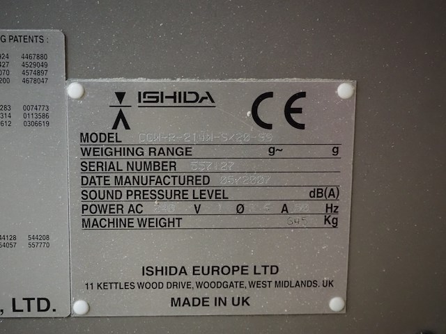 Ishida - afbeelding 10 van  10