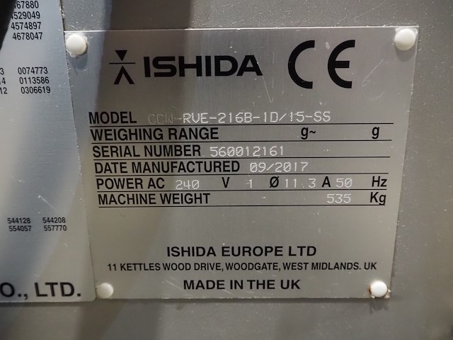 Ishida - afbeelding 5 van  14