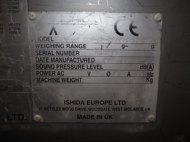 Ishida - afbeelding 5 van  19