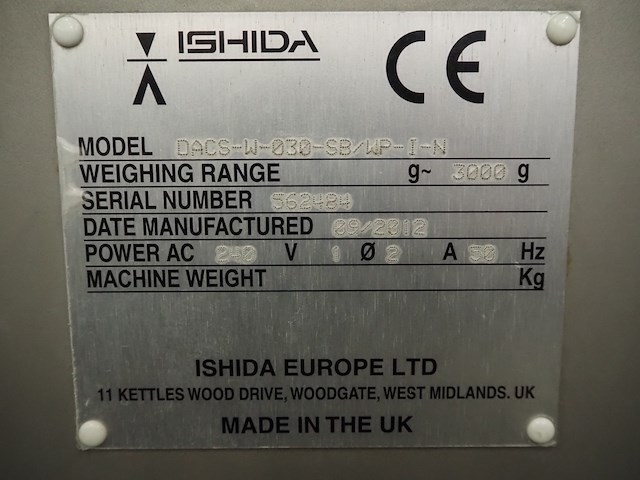 Ishida - afbeelding 11 van  14