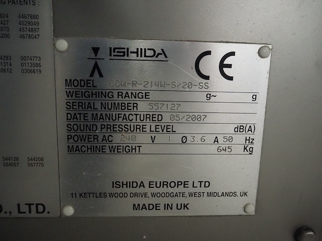 Ishida - afbeelding 10 van  10