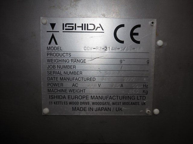 Ishida - afbeelding 14 van  22