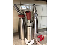 Isi rvs slagroomspuit (3x) - afbeelding 3 van  3