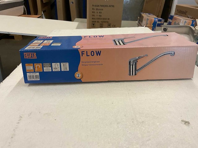 Isifix flow eengreeps keukenmengkraan - afbeelding 4 van  4