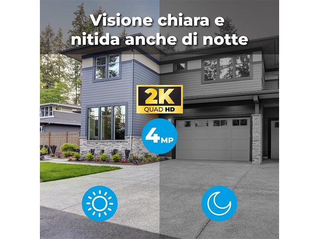 Isiwi connect air wifi videobewakingsset, 4 mp - afbeelding 4 van  5