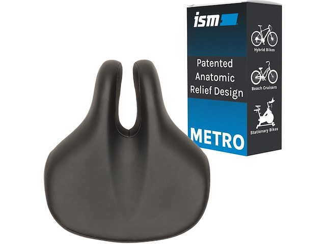 Ism metro zadel fietszadel voor stadsfietsen en hybrides - afbeelding 1 van  6