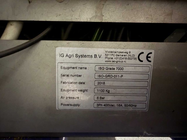 Iso group - 2018 - grade 7000 - volautomatische sorteermachine / grading machine - afbeelding 36 van  41