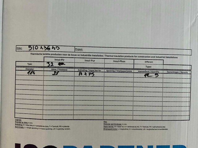 Iso partner doos buisisolatie (7x) - afbeelding 5 van  5