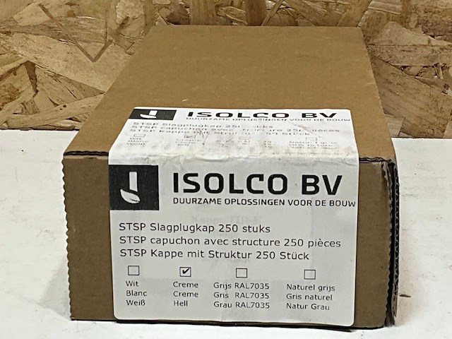 Isolco slagplugkap creme 250x (5x) - afbeelding 2 van  4
