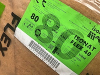 Isonat - flex 40 (6 pak = 29,72 m2) - 1220 mm x 580 mm x 80mm - isolatie - afbeelding 2 van  4