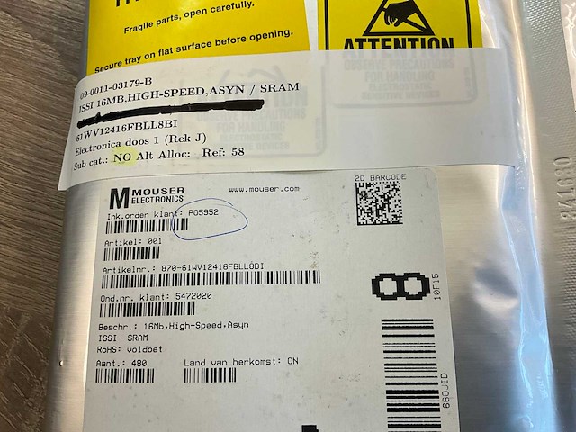 Issi 16mb highspeed sram (1800x) - afbeelding 2 van  3