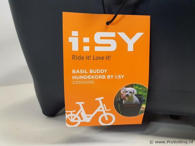 I:sy basil buddy honden fietsmand - afbeelding 2 van  4