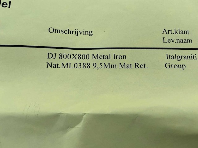 Italgraniti - metal iron - 80 x 80 cm vloertegel 51,2m2 - afbeelding 8 van  8