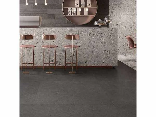Italgraniti silver grain dark vloertegel 80x80 cm 51,2 m² - afbeelding 3 van  6