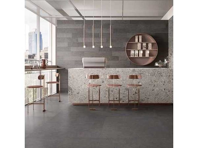 Italgraniti silver grain dark vloertegel 80x80 cm 51,2 m² - afbeelding 3 van  6