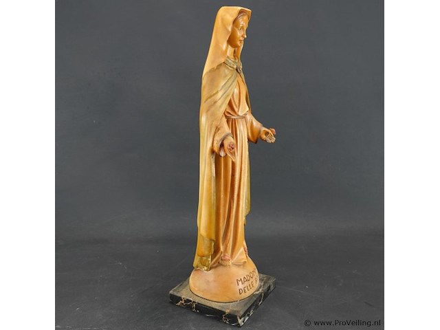 Italiaans madonna delle rose beeld jaren 40 of 50 - afbeelding 3 van  5
