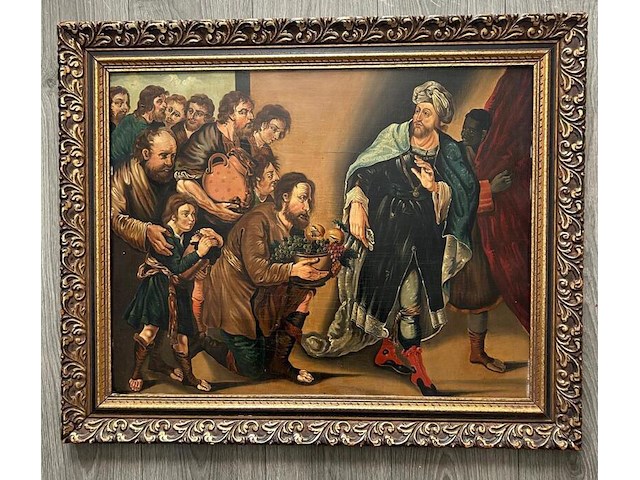 Italiaanse school (xvii-xvii) naar giovanni andrea de ferrari (1598-1669) - afbeelding 1 van  8