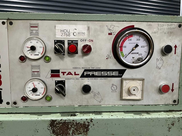 Italpresse - mec b 4 - fineerpers - afbeelding 9 van  13