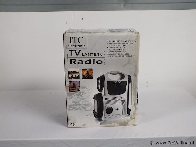 Itc electronic tv-lantaarnradio - afbeelding 1 van  2