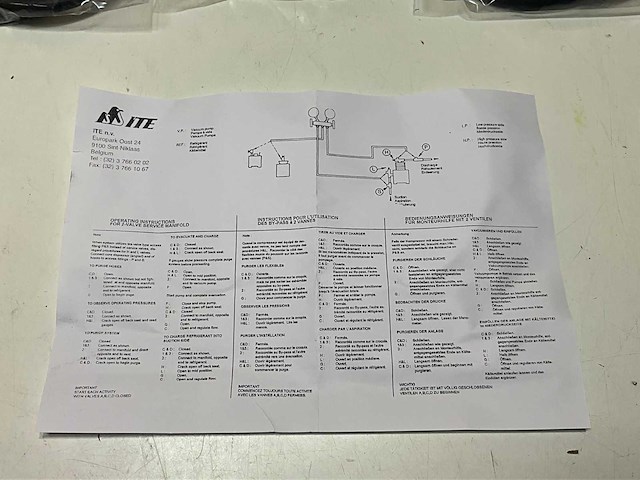 Ite meterset 2822-g-bc/410/273/v, 2 kraans, slang 3x 1/4+3x 5/16 - afbeelding 3 van  14