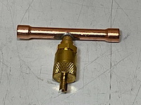 Ite mv8414 t-koppeling soldeer 1/4" + schraderventiel 1/4" (50x) - afbeelding 2 van  5