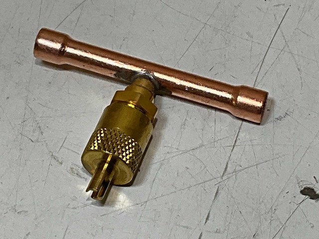 Ite mv8414 t-koppeling soldeer 1/4" + schraderventiel 1/4" (50x) - afbeelding 5 van  5